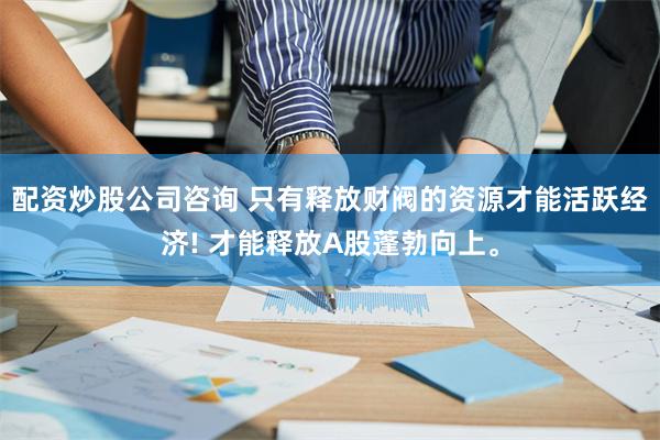 配资炒股公司咨询 只有释放财阀的资源才能活跃经济! 才能释放